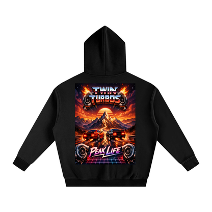 Twin turbos peak life hoodie